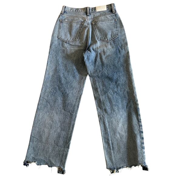 Revolve Pistola Cassie Crop High Rise Straight Button Fly Fairside Vintage Sz 26 - Picture 4 of 12